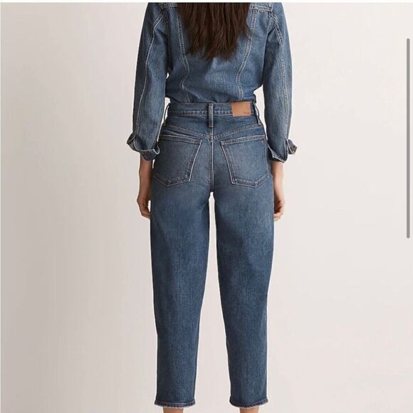 MADEWELL Balloon Jeans medium wash size 26 - Picture 2 of 4